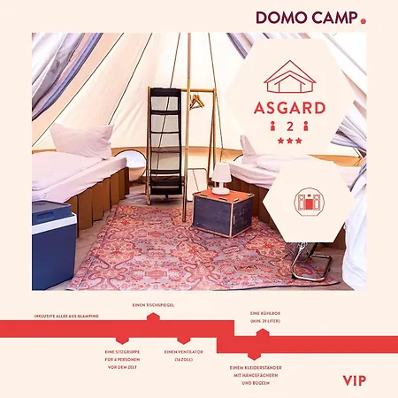 Kamp alanı Datev Challenge Roth - Domo Camp Glamping Village Hilpoltstein